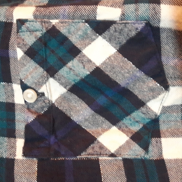 GIRLS Plaid Button Down 26 - Picture 8 of 8